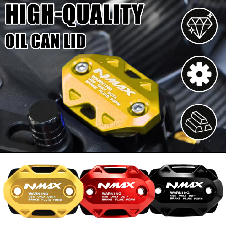 Motorcycle%20CNC%20NMAX155%20Brake%20Fuel%20Cap%20Cover%20for%20YAMAHA%20AEROX155%20V1%20V2%20V3%20Fluid%20Reservoir%20-%20Image%202