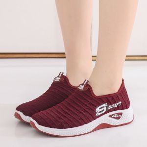 RFA TOP SEPATU SNEAKERS SLIP ON KOREA SEPATU SLIP ON WANITA SPORT SLIP ON FLYKNIT KOREAN STYLE 2025 SW 11 SW11N
