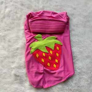 Jilbab Anak Karakter Strawberry Lucu Hijab Karet Belakang Kerudung Instan Anak