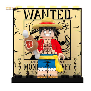 DY601 DY602 Japanese Anime Classic Figures The Straw Hat Pirates Monkey D Luffy Educational Building Blocks Kid Gift Toy