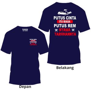 T-Shirt putus cinta kain katun combet kaos kata kata kaos viral kaos pria distro kaos terbaru