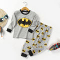 Kids Boy Pyjamas Spiderman Iron Man Hulk Superhero Baju Tidur Budak Lelaki Captain America Clothes 1-7y Boy Cotton Sleepwear Set 蜘蛛侠睡衣 90-130cm. 
