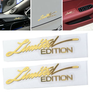 Gracekarin 2 Pack 3D Gold Metal Car Emblem Badge 7.5cm Waterproof Reflective Sticker For Auto Motorcycle Exterior Trim Decoration NEW