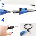 3mm Flexible Shaft Flex Shaft Mini Electric Drill Grinder Electric Die Grinder Rotary Tool For Dremel Grinder. 