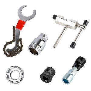 BUCKLOS Bicycle Repair Tool Set Remover Chain Cutter Crank Puller Chain Guide Repair Tools