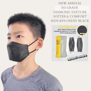 mixshop NEW DESIGNS KF94 KIDS MASK INDIVIDUAL PACKAING BFE>99% SG READY STOCK