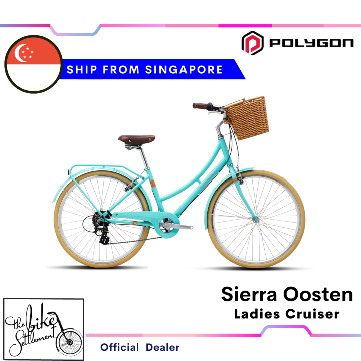 Polygon Sierra Oosten 26 Ladies Cruiser City Bike Lazada Singapore