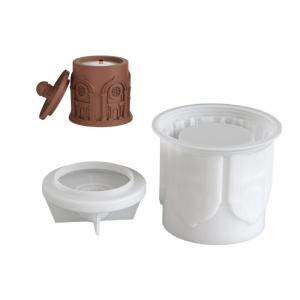 Multipurpose Silicone House Mould for Plate Holder Home Storage Decoration for Craft Supplies Art