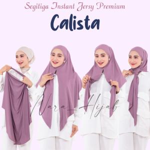 Hijab Segitiga Instant Jersy Premium CALISTA/Jilbab Segitiga Instan Bahan Jersy Premium Calista