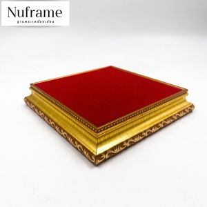 ฐานพระ 2x2 3x3 4x4 5x5 6x6 7x7 8x8 9x9 10x10 ฐานวางพระ แท่นวาง บูชาพระ กำมะหยี่สีแดง