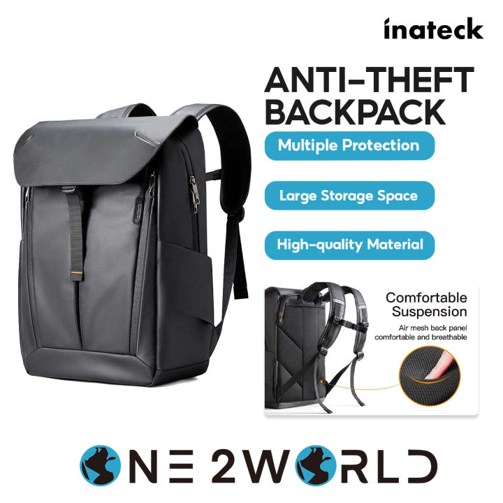 best anti theft waterproof laptop backpack Pacsafe X Anti-Theft Commuter (Fits 13" / 16" Laptop) theft vacation backpack features slash resistant panels Anti Theft Hard Shell Laptop