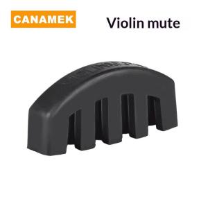 【CANAMEK】 Rubber Violin Mute Silencer For 4 4 3 4 1 2 Violino Practice Fiddle Decrease The Volume Accessories Violin Strings For Luthier