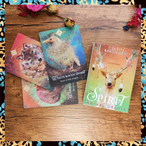 The Spirit Animal Oracle Card Deck 68 Sheets Size 10.3x7cm Tarot Cards Electronic Guide Book Divination Cards