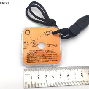 💖【Special price】💖ERDU Practical Outdoor Emergency Survival Reflective Signal Mirror Adventure Mirror