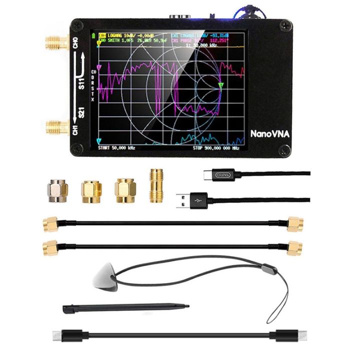 2023 New -H Vector Network Antenna Analyzer 10KHz-1.5GHz MF HF VHF UHF ...