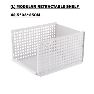 Modular Retractable Shelf / Storage Rack Drawer Clothes Closet Wardrobe organiser / Fireheart