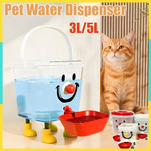 Automatic Water Dispenser and Pet Feeder Transparent Water Fountain Large Capacity Pet Water Bottle
