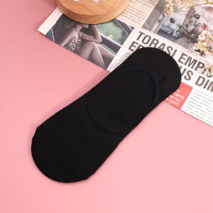 Summer Women Mesh Breathable Invisible Socks Cute Silicone Non-slip Hollow Boat Socks High Quality Anti-Skid Shallow Mouth Socks Heel Slip-ons