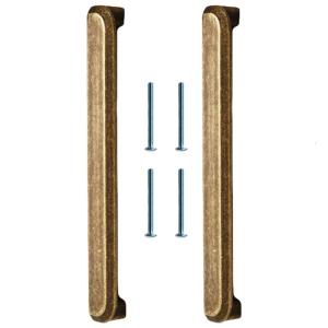 2pcs Vintages Bronze Cupboard Handles Sturdy Zinc Alloy for Unique Home Decoration and Interior Designs Enthusiasts
