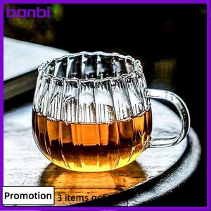 banbi Heat-Resistant With Handle Mug Breakfast Milk Cup Cute Office Home Coffee Mugs Pumpkin Pattern Drinkware