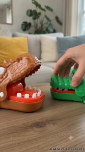 Steve Kyle Funny Biting Finger Dinosaur Teeth Toy Adventure Games Party Family