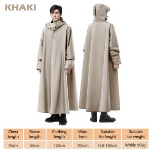 LUXU Thickened Waterproof Motorcycle RainCoat For Men Lengthened Durable Poncho Riding Makapal Kapote