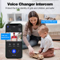 Wireless Doorbell WIFI Video Intercom, Smart Wireless Remote Monitor, Security E Door Ring. 