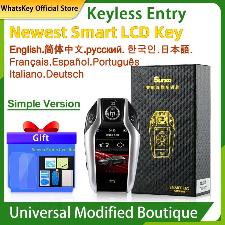 New Type Universal TK800 Simple Version Car Smart Remote LCD Touch