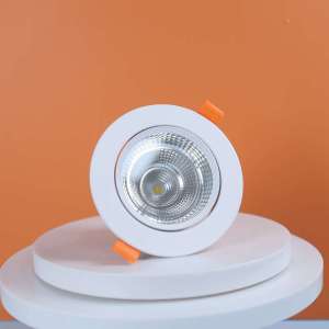 Đèn Âm Trần Mặt Kính COB Asia Lighting – Nhôm Đúc 5W/7W/12W | 3 Màu Ánh Sáng – Trắng/Vàng/Trung Tính