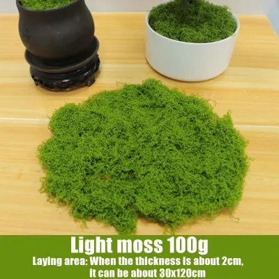 ของมาใหม่！มอสเทียมจําลอง มอสปลอม สีเขียว หนา2ซม.สําหรับตกแต่งบ้าน สวน DIY