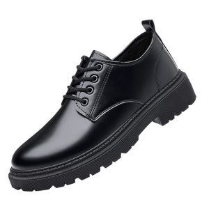 Size 39-44 Mens Business Dress Leather Shoes British Style Wedding Shoes Casual Short Boots