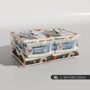 【Adanon】  กระเป๋าจัดเก็บเสื้อผ้า ผ้าห่ม ความจุขนาดใหญ่ กันน้ํา กันฝุ่น กระเป๋าจัดเก็บเสื้อผ้า สําหรับครัวเรือน