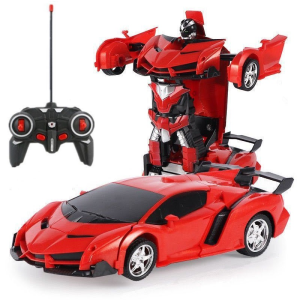 1:18 transformer light & sound effect Gesture Sensor Remote Control Car poison tiktok RC kids toy gift drift demo deform