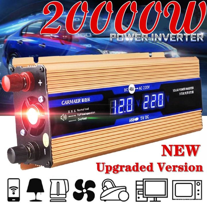 ⚡️Fast Delivery ️20000W Pure Sine Wave Inverte Solar Inverter LED ...