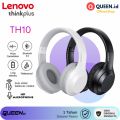 Lenovo ThinkPlus TH10 2 in 1 HiFi CVC AUX Wireless Bluetooth On-Ear Headphone Headset - Headphone LENOVO TH10 Dual Mode Stereo Audio Sound Garansi Resmi 1 Tahun. 