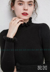 SWEATER RAJUT KRIWIL KERAH TINGGI TURTLENECK KRIWIL WANITA SWEETER SALUR RHcollections SWITER WANITA LONG NECK CEWEK