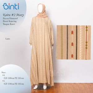 Kaima/Nayana Maxi Rayon Diamond Busui dengan Motif Polos untuk Lebaran & Pesta - Ukuran Jumbo