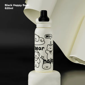620ML Stainless Steel Tumbler - Leakproof Straw & Heat and Cold Resistant Large Capacity