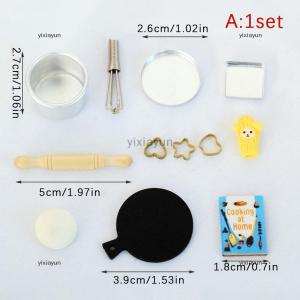 [COD] yixiayun 1set Dollhouse Miniature Kitchen Cooking Model DIY Doll Furniture Accessories