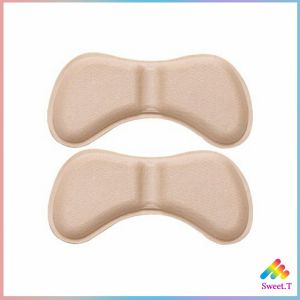 แผ่นกันกัด  แผ่นกันรองเท้ากัด ติดตามโพสต์ เนื้อนิ่ม ช่วยแก้รองเท้าหลวม 1 แพค ต่อ คู่  Sponge heel pad Sweet.T