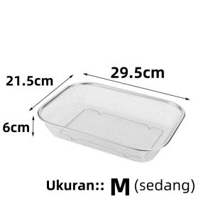 Saringan Nampan Stainless / Tirisan Minyak / Food Drying Tray