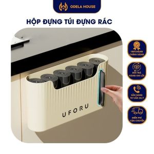 Hộp đựng túi rác treo tường hộp đựng đồ tiện lợi dùng cho phòng tắm và nhà bếp dính tường chắc chắn Odela House