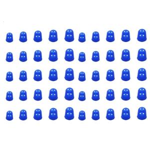 50Pcs Guitar Finger Protection Covers Silicone Finger Guards Nonslip Breathable Finger Protection Covers Caps Enduring