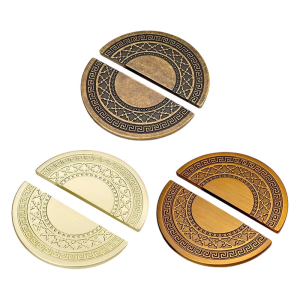 Zinc Alloy Cabinet Knob Wardrobe Rings Pulls Unique Furniture Decorative Handle for Dresser Kitchen Cupboard Door