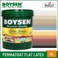 Boysen Color Series Permacoat Flat Latex Flat Black B791 Acrylic Latex ...