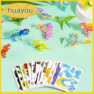huayou 3D Puzzle For Kids Toys 25Pcs Educational 3D Cartoon Puzzle 3D Jigsaw Puzzle Cartoon Art Crafts Gifts For Boys Girls