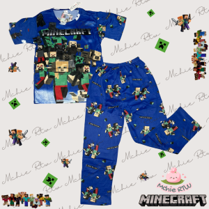 [MCHIE] minecraft terno pajama sleepwear for kids boy printed