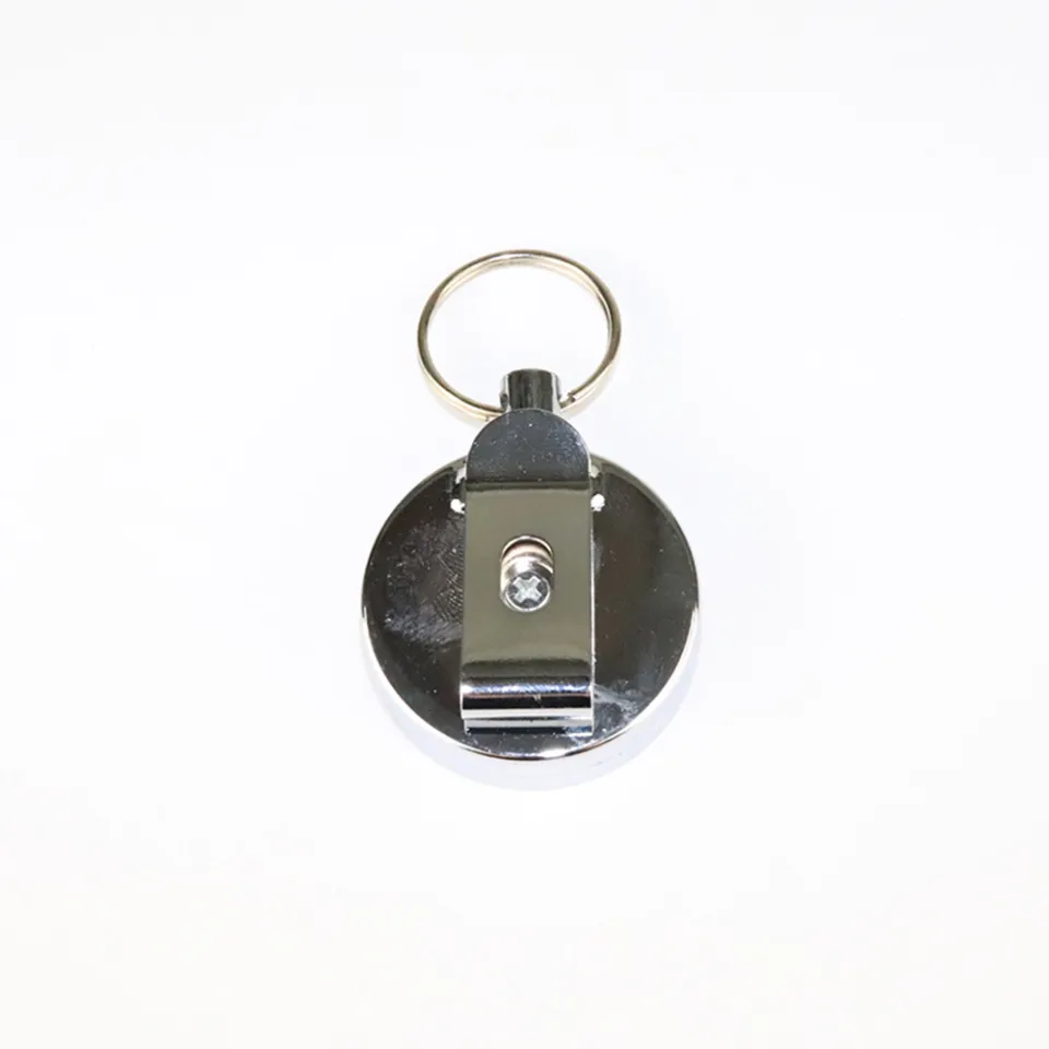 Anti Lost Keychain Badge Reel Belt Clip Key Chain Elastic Key