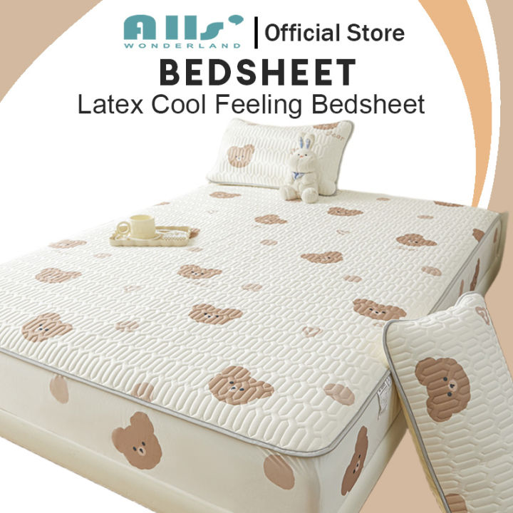 Alls' Wonderland Latex Cool Bedsheet Dinosaur/Bear/Rabbit Mattress