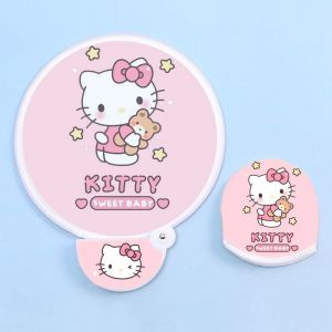 Sanrio Kuromi Kipas Mini Mudah Alih Pegang Tangan Caj USB Meja Sejuk Senyap Musim Panas Hadiah Pelajar Mini Handheld Fan USB Rechargeable Portable Desktop Cooling Silent Summer Gift for Student Office Use 手持小风扇迷你便携式usb充电电风扇学生桌面随身静音夏季散热神器送礼 H096